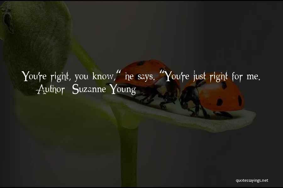 I Love You Because You're You Quotes By Suzanne Young