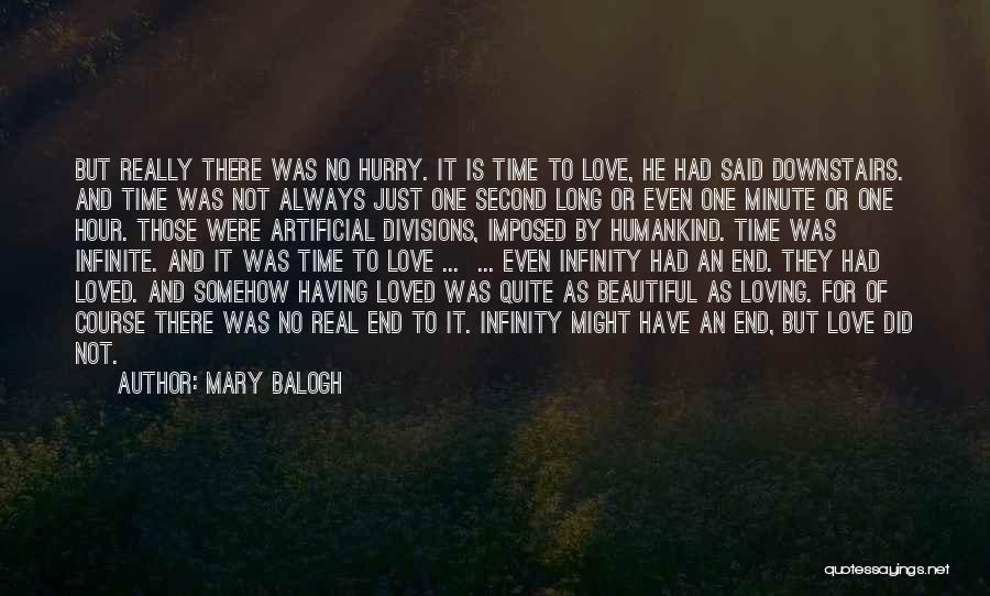 I Love You For Infinity Quotes By Mary Balogh