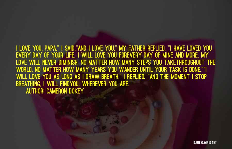 I Love You More Long Quotes By Cameron Dokey