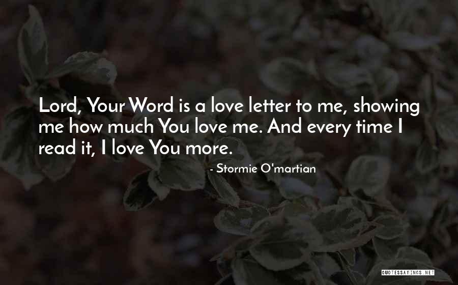 I Love You More Quotes By Stormie O'martian