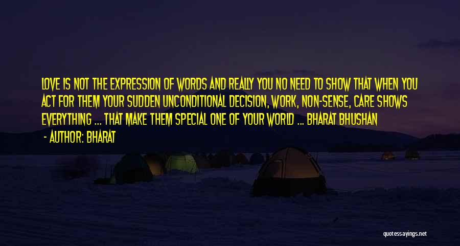 I Love You More Than Words Can Show Quotes By Bharat