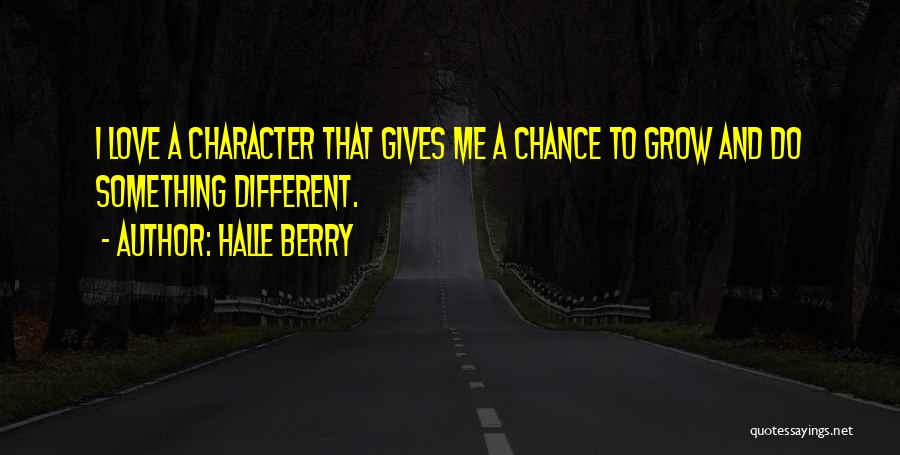 I Love You Please Give Me A Chance Quotes By Halle Berry