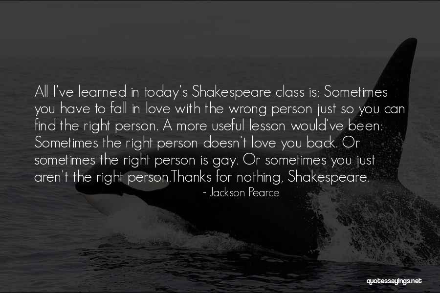 I Love You Shakespeare Quotes By Jackson Pearce I Love You Shakespeare Quotes By Jackson Pearce