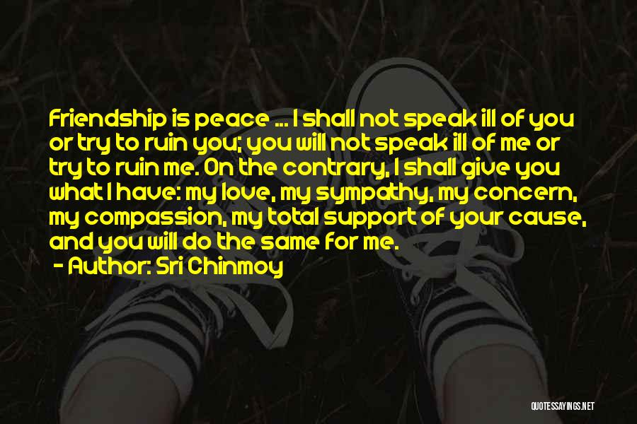 I Love You Support Quotes By Sri Chinmoy