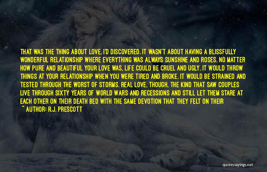 I Love You Through Everything Quotes By R.J. Prescott