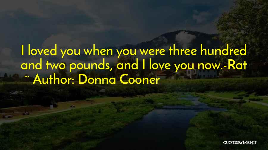 I Love You When Quotes By Donna Cooner