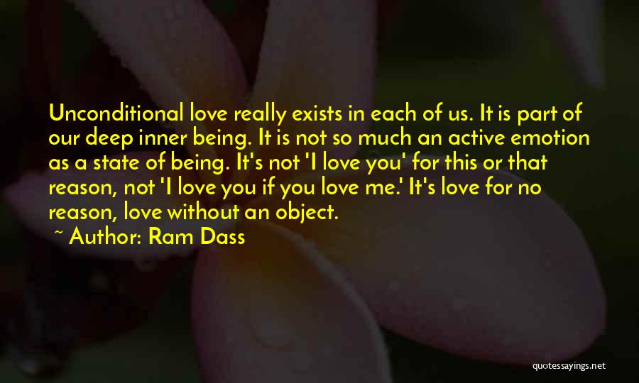 I Love You Without Reason Quotes By Ram Dass