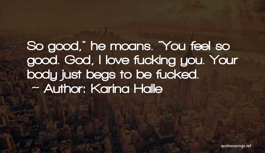 I Love Your Body Quotes By Karina Halle