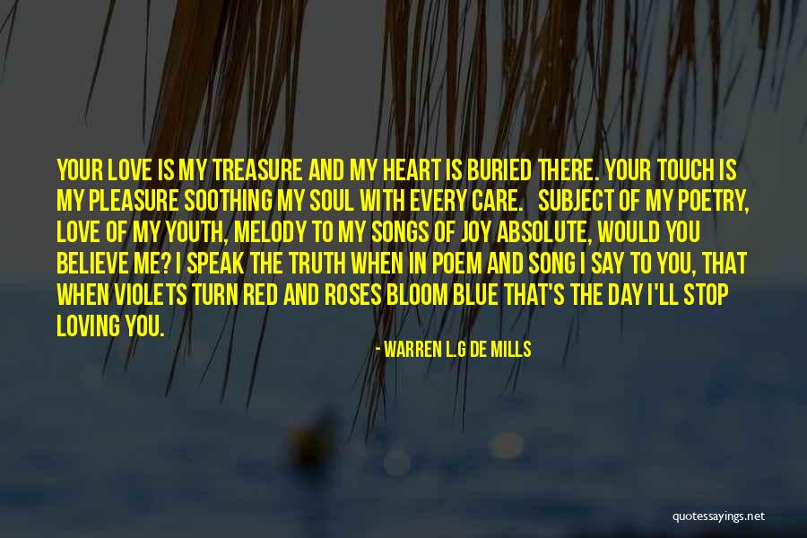 I Love Your Touch Quotes By Warren L.G De Mills I Love Your Touch Quotes By Warren L.G De Mills