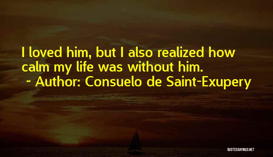 I Loved Him Quotes By Consuelo De Saint-Exupery