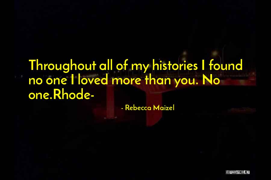 I Loved You Quotes By Rebecca Maizel