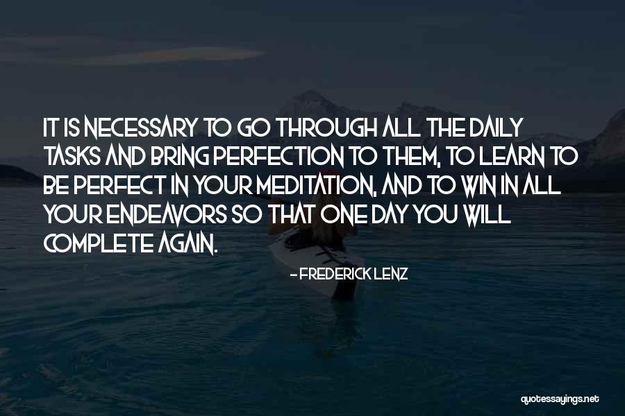 I ' M By Far Perfect Quotes By Frederick Lenz