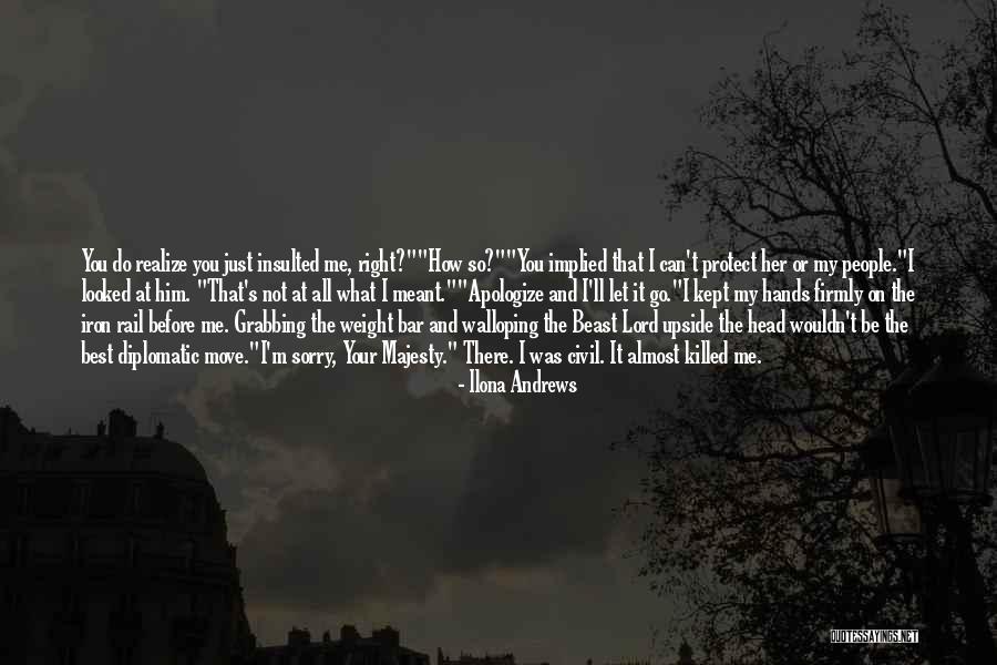 I M Sorry Quotes By Ilona Andrews