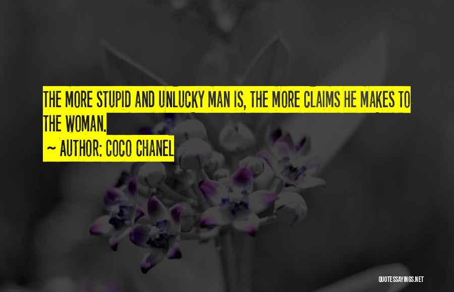 I ' M Unlucky Quotes By Coco Chanel