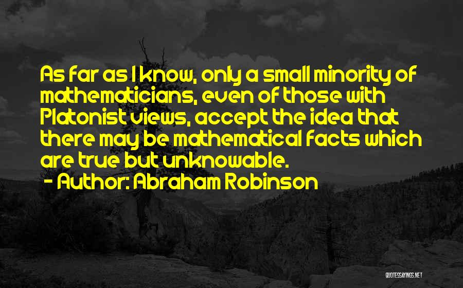 I May Be Small Quotes By Abraham Robinson