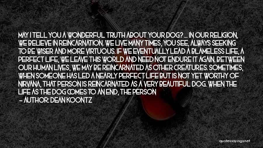 I May Not Be The Perfect Person Quotes By Dean Koontz