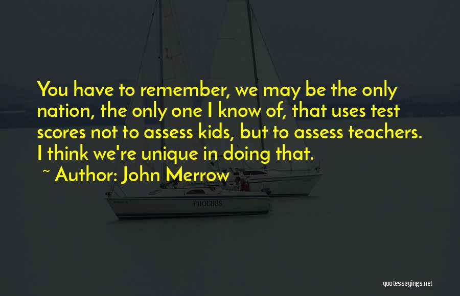 I May Not Know You Quotes By John Merrow