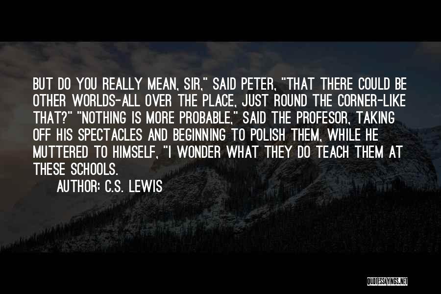 I Mean Nothing To You Quotes By C.S. Lewis