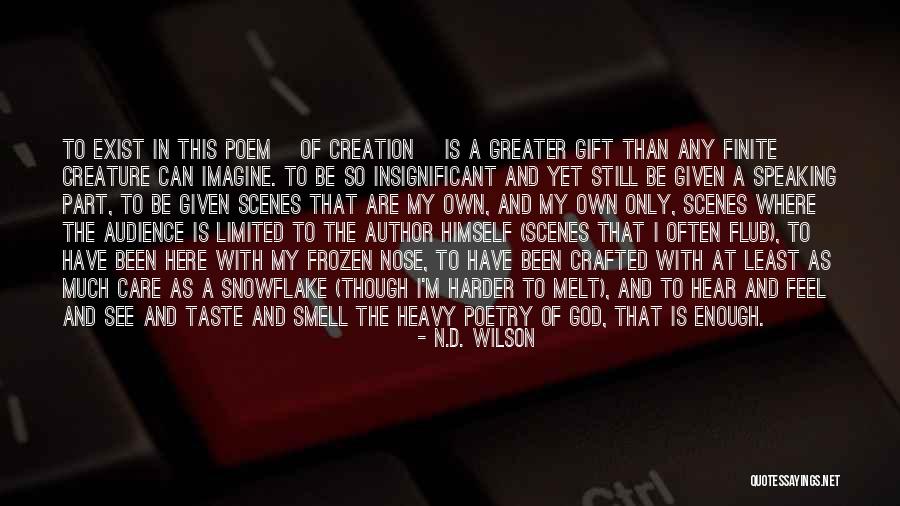 I Melt When I See You Quotes By N.D. Wilson