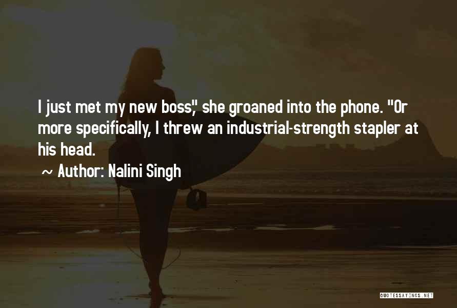 I Met Someone New Quotes By Nalini Singh