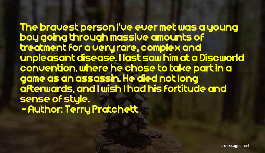 I Met This Boy Quotes By Terry Pratchett