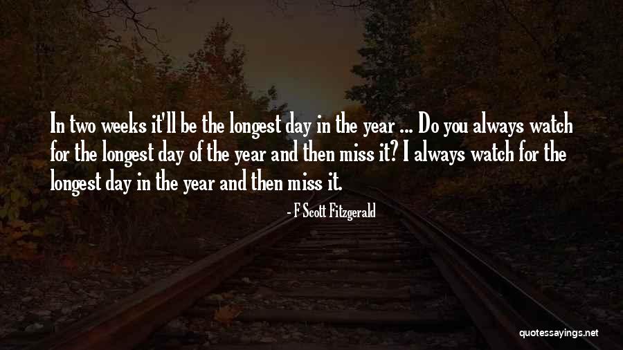 I Miss U Quotes By F Scott Fitzgerald