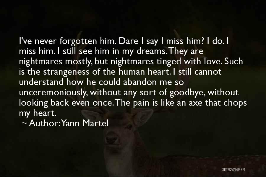 I Miss You And Goodbye Quotes By Yann Martel