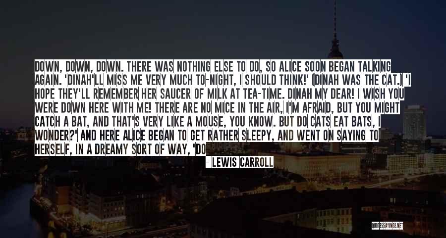 I Miss You So Much Quotes By Lewis Carroll