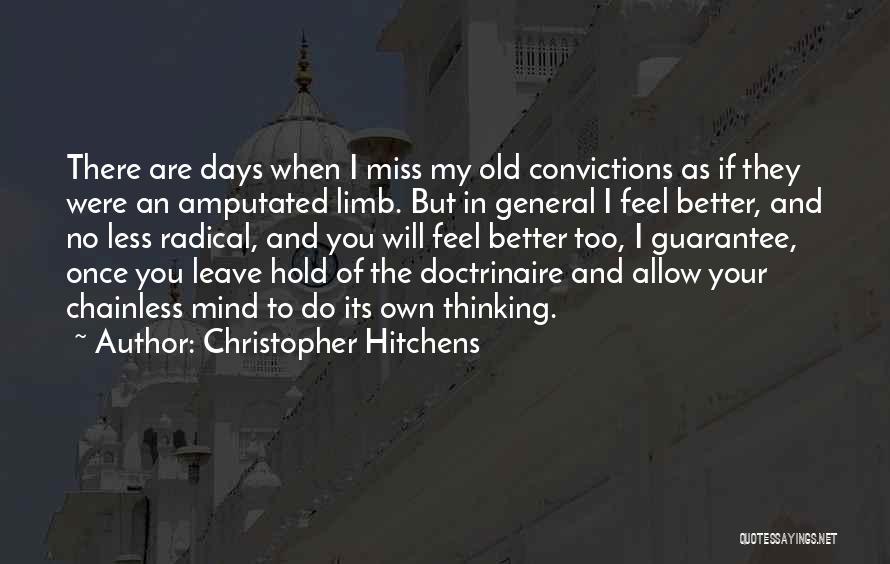 I Miss Your Old You Quotes By Christopher Hitchens
