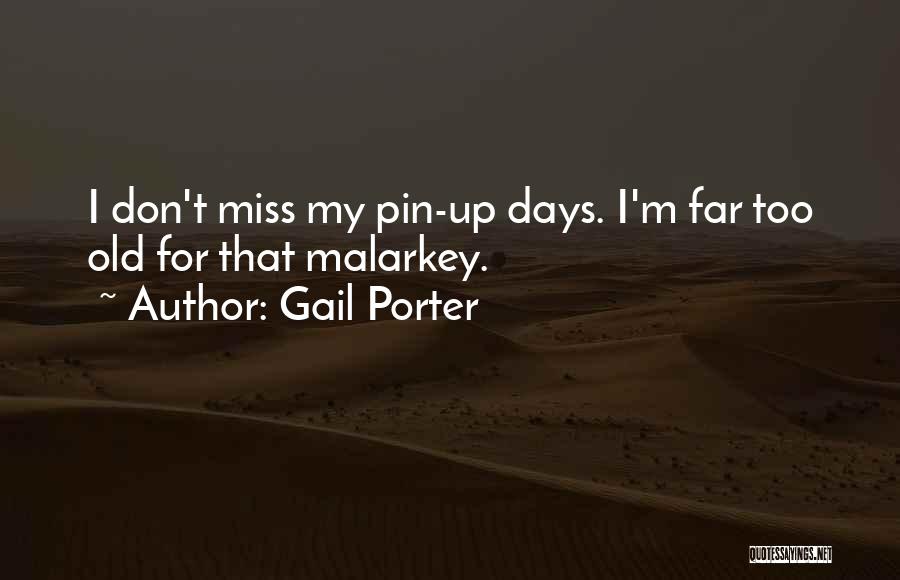 I Miss Your Old You Quotes By Gail Porter