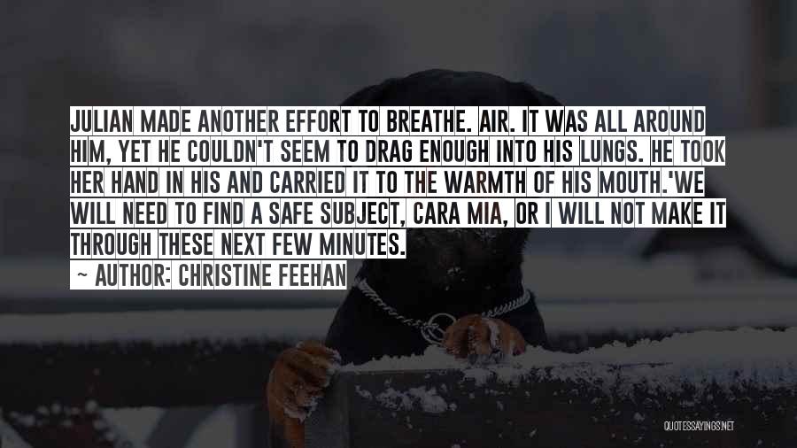 I Need Air To Breathe Quotes By Christine Feehan