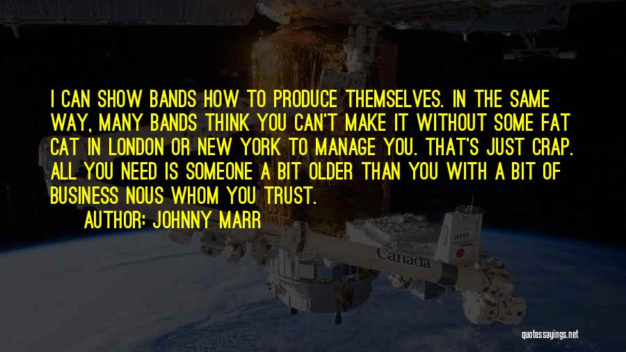 I Need Someone To Trust Quotes By Johnny Marr
