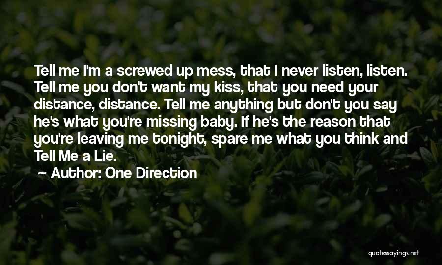 I Need You Tonight Quotes By One Direction