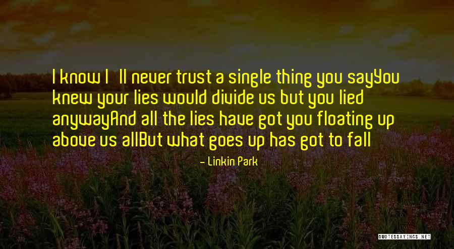 I Never Lied Quotes By Linkin Park I Never Lied Quotes By Linkin Park