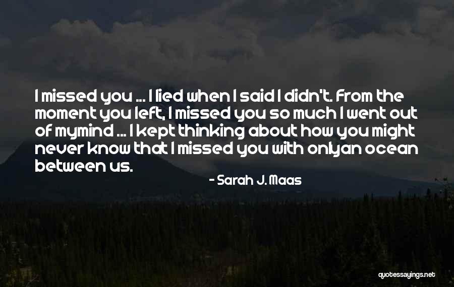 I Never Lied Quotes By Sarah J. Maas I Never Lied Quotes By Sarah J. Maas
