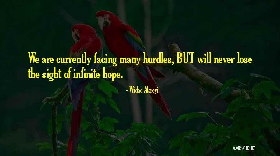 I Never Lose My Hope Quotes By Widad Akreyi