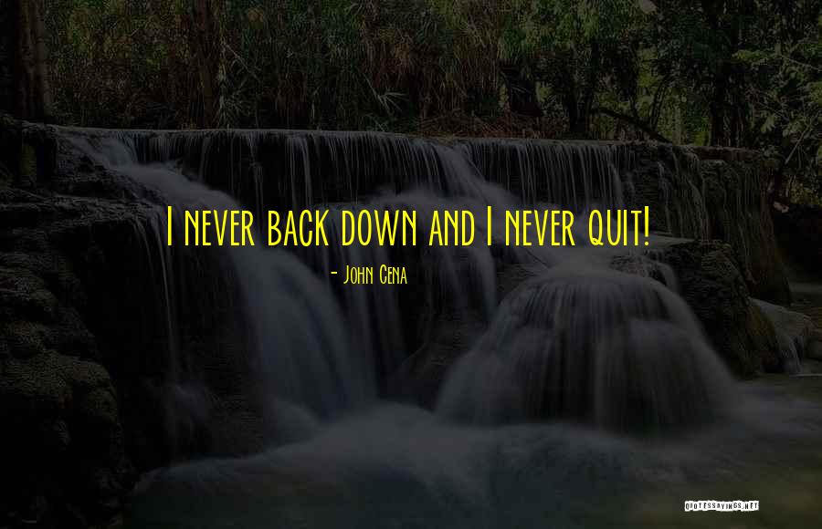 I Never Quit Quotes By John Cena