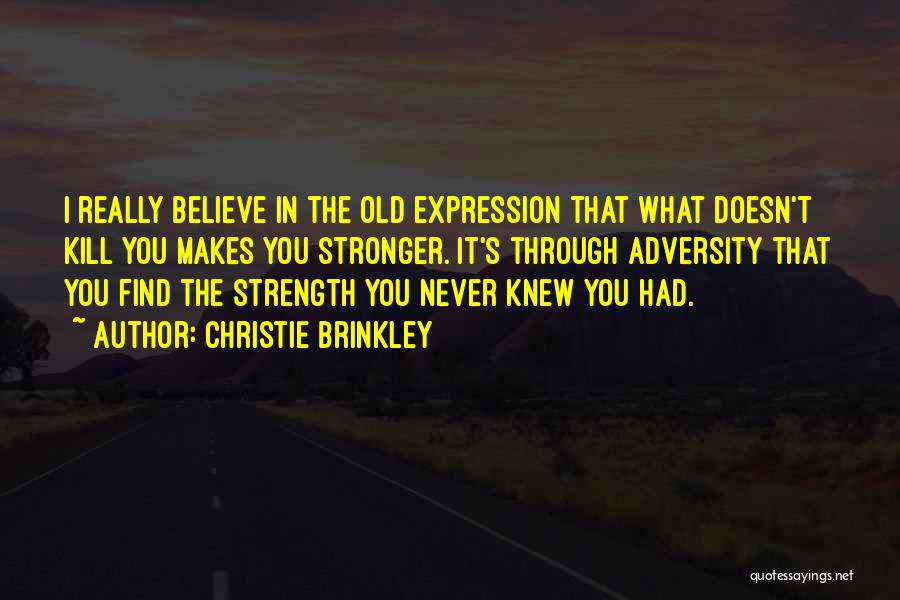 I Never Really Knew You Quotes By Christie Brinkley
