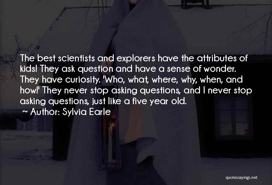 I Never Stop Quotes By Sylvia Earle