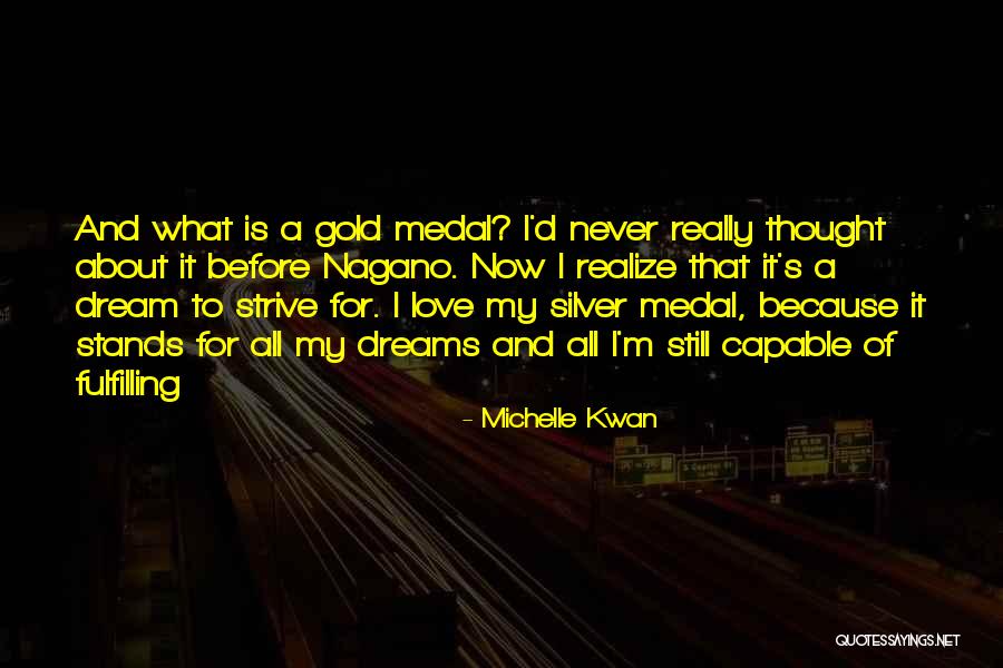 I Never Thought Love Quotes By Michelle Kwan I Never Thought Love Quotes By Michelle Kwan