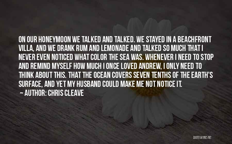 I Only Loved Once Quotes By Chris Cleave