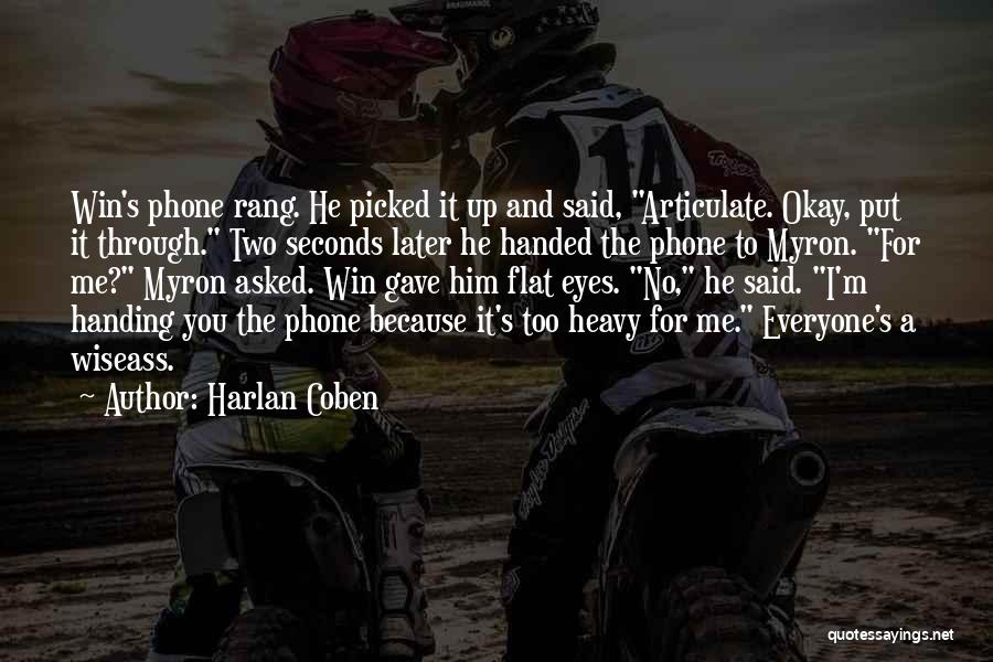 I Phone Quotes By Harlan Coben