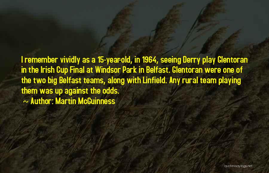I Play Along Quotes By Martin McGuinness