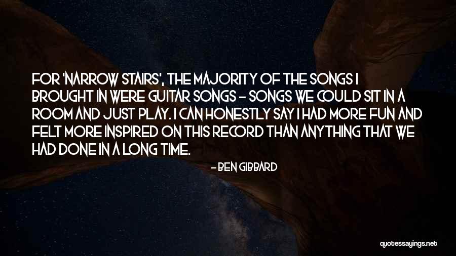 I Play Guitar Quotes By Ben Gibbard I Play Guitar Quotes By Ben Gibbard