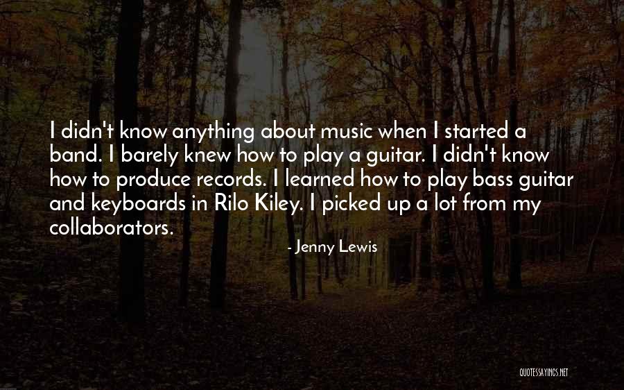 I Play Guitar Quotes By Jenny Lewis I Play Guitar Quotes By Jenny Lewis
