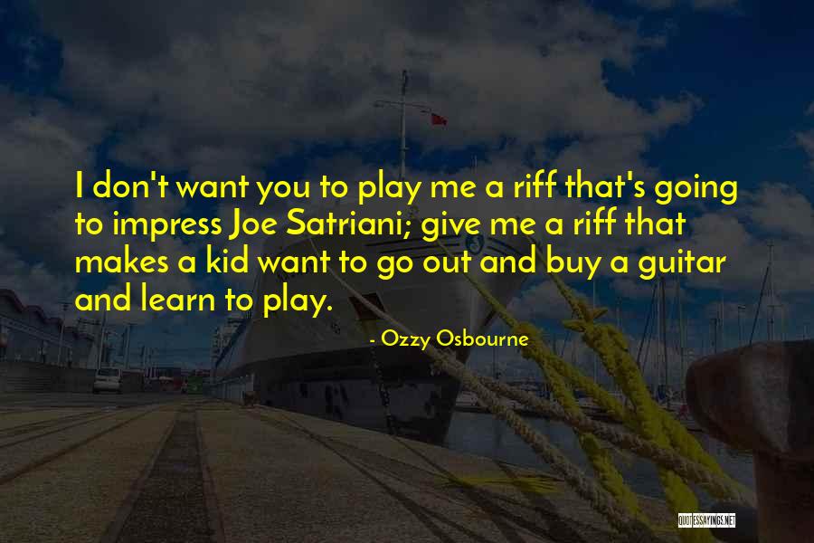 I Play Guitar Quotes By Ozzy Osbourne