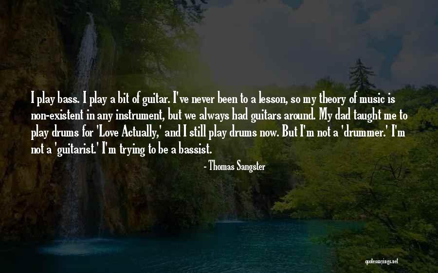 I Play Guitar Quotes By Thomas Sangster I Play Guitar Quotes By Thomas Sangster
