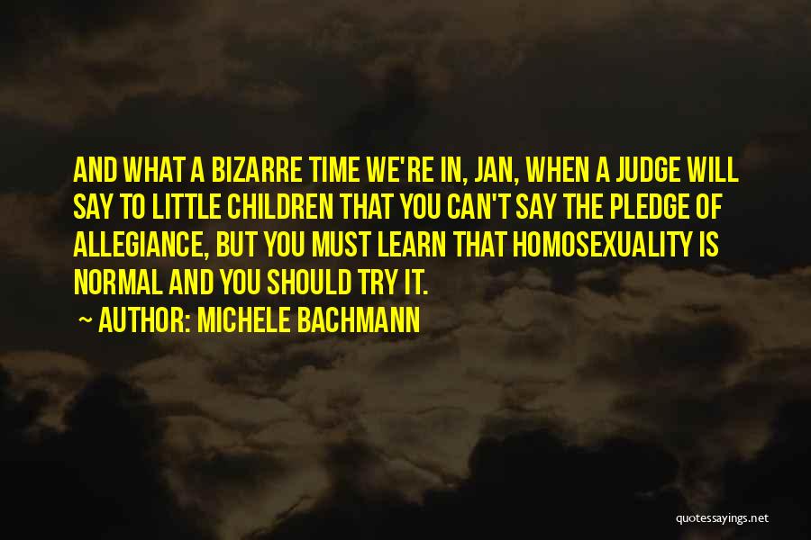 I Pledge Allegiance Quotes By Michele Bachmann
