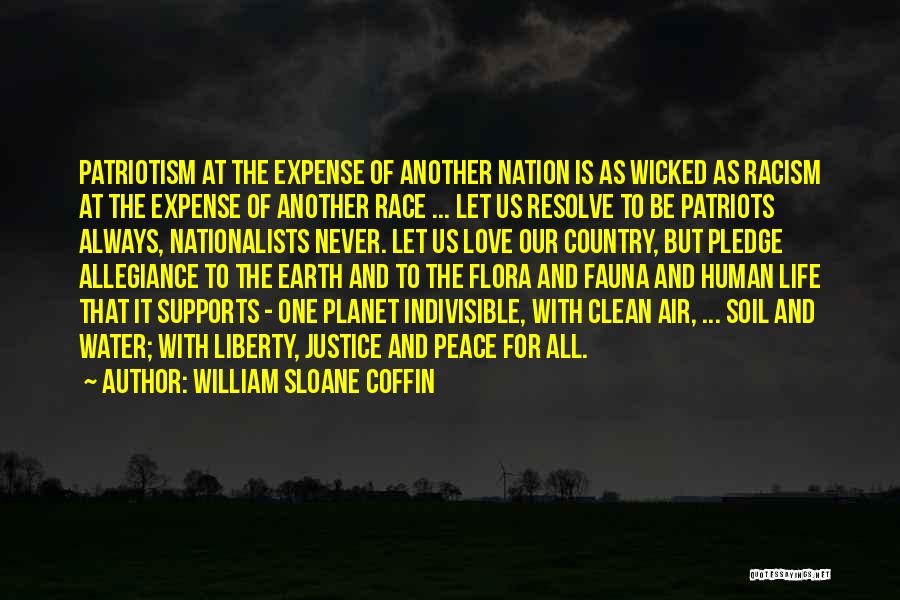 I Pledge Allegiance Quotes By William Sloane Coffin