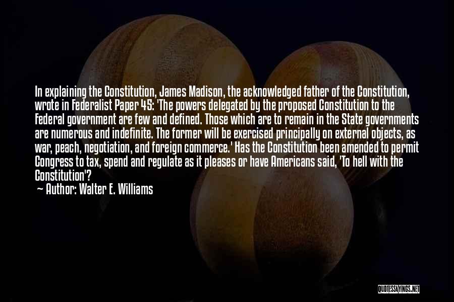 I Proposed And She Said No Quotes By Walter E. Williams